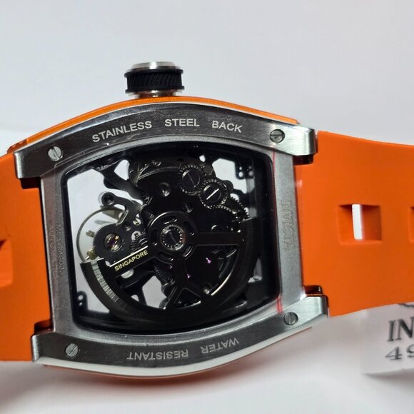 Invicta S1 Rally Orberus Automatic Men's Watch Skeleton Dial 44mm Orange (49033) - Picture 10 of 13